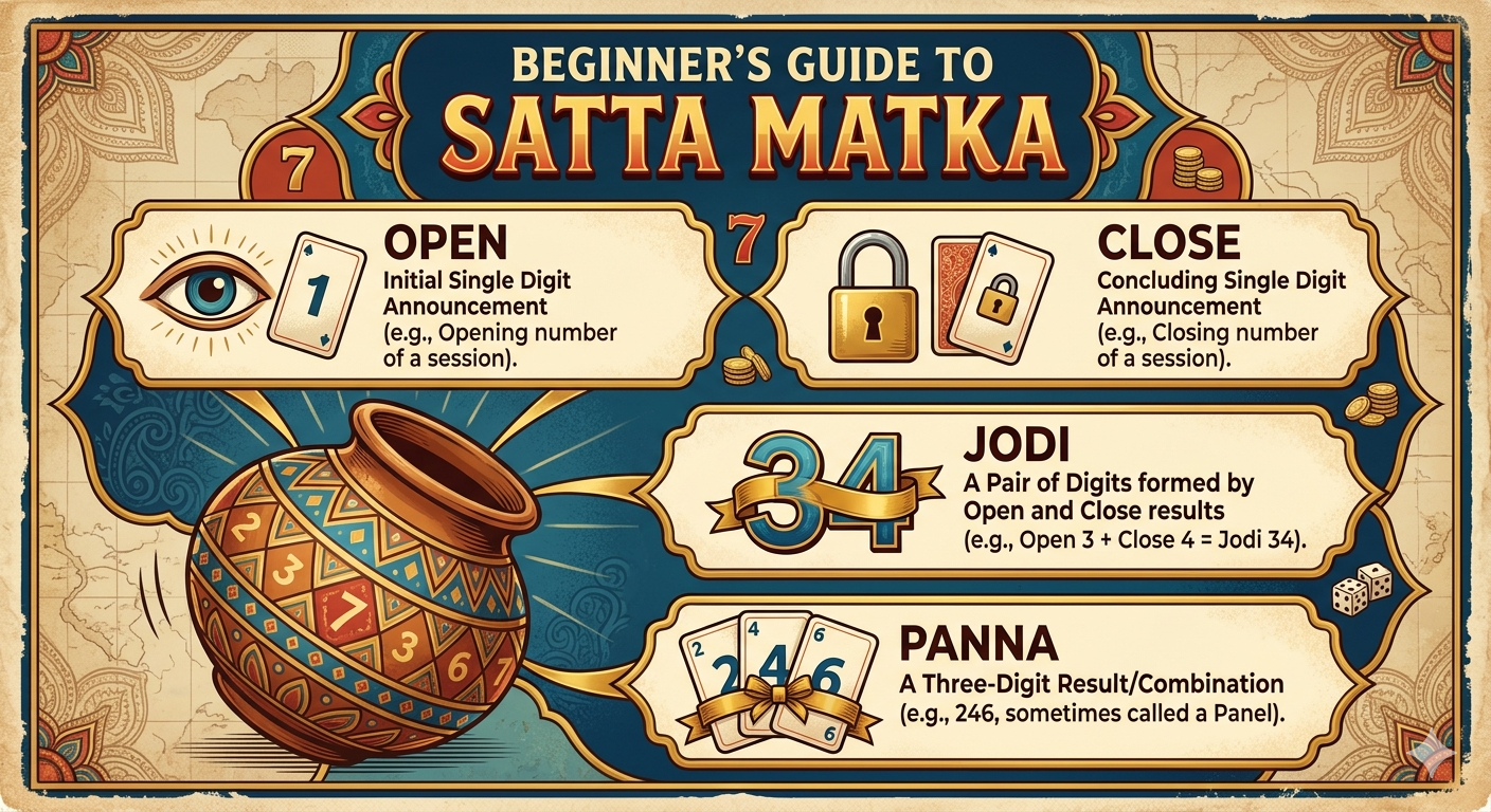 How to Play Satta Matka – Beginner’s Guide to Open, Close, Jodi & Panna