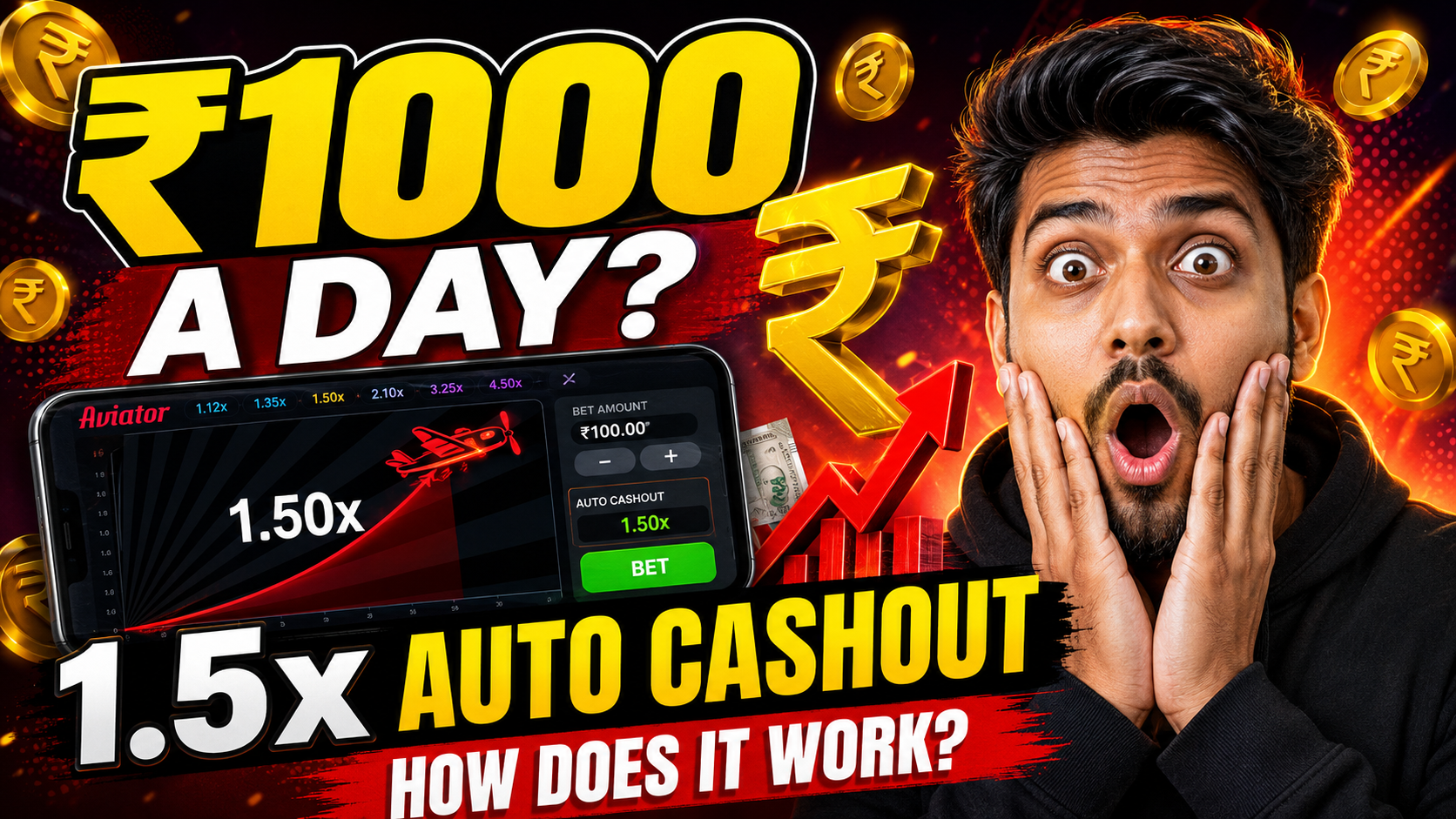 Aviator 1.5x Auto Cashout Strategy: How the ₹1000-a-Day Low Multiplier Method Works