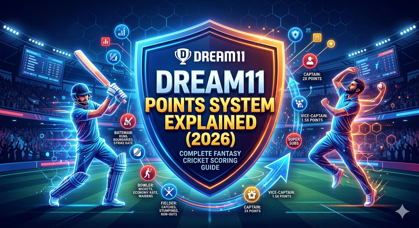 Dream11 Points System Explained (2026): Complete Fantasy Cricket Scoring Guide