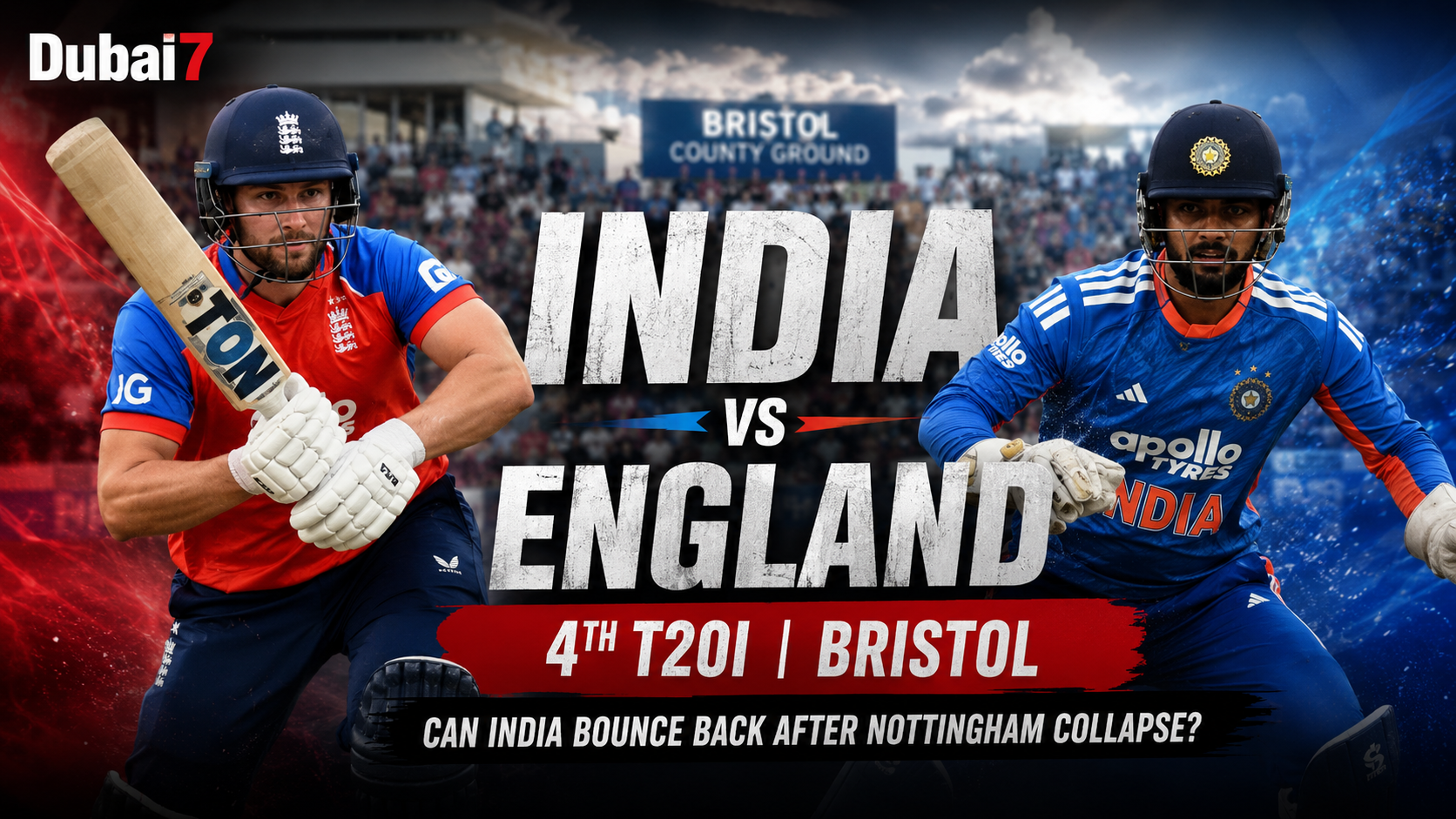 India vs England 4th T20I: Can India Bounce Back After Historic Nottingham Collapse?